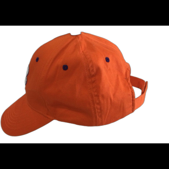 Collegiate Headwear Cap Hat Unisex Adjustable Strap Color Orange Clemson Tigers - Picture 4 of 11